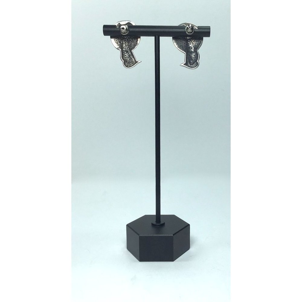 Southwestern Solid Sterling Silver Howling Wolf F… - image 4